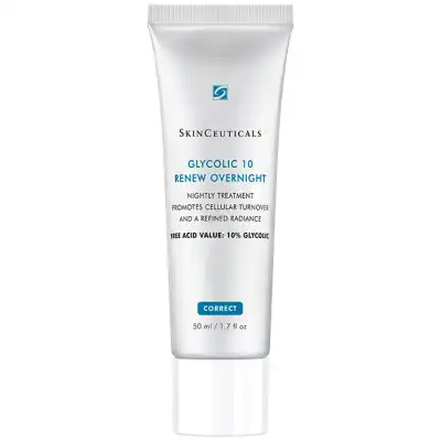 Skinceuticals Glycolic 10 Peeling Exfoliant De Nuit Révélateur D'Éclat Tube/50ml à Ferney-Voltaire