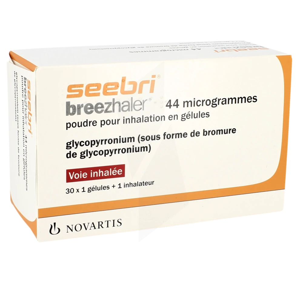 Seebri Breezhaler 44 Microgrammes, Poudre Pour Inhalation En Gélule