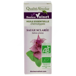 Docteur Valnet Huile Essentielle Bio, Sauge Sclaree 10ml