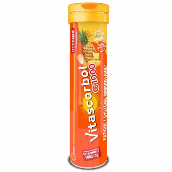 Vitascorbol C 1000 Cpr Eff Orange Ananas T/15
