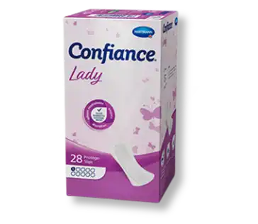 Confiance Lady Protection anatomique incontinence 1 goutte Sachet/28