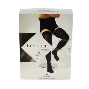 Legger® Classic Classe Ii Bas Autofix Beige Chiné Taille 2 Normal Pied Fermé