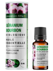Laboratoire Altho Huile Essentielle Géranium Bourbon Bio 5ml
