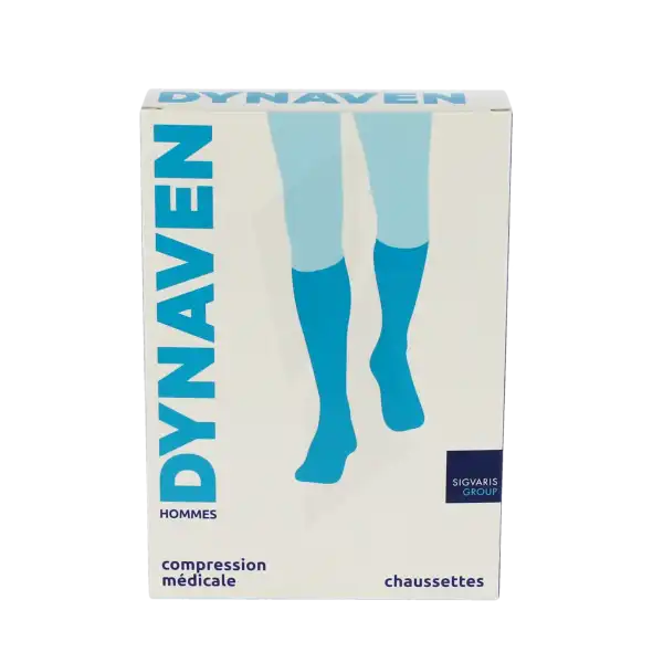 Dynaven Fin Chaussettes  Homme Classe 2 Gris X Large Long