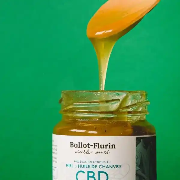 Ballot-flurin Macération De Miel Bio Et Huile De Chanvre Cbd Pot/125g