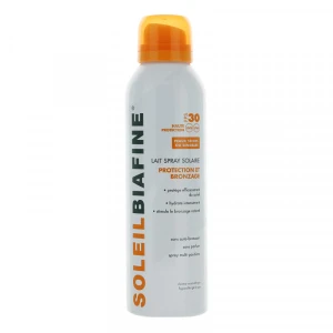 Soleilbiafine Spf30 Lait Solaire Protection Bronzage Spray/150ml