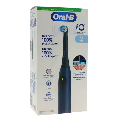 Oal B Io Laboratory 2 Brosse Dents électrique Bleu Nuit à Trelissac
