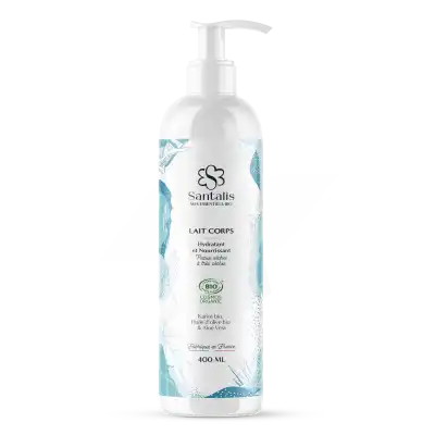 Santalis Dermo Lait Corps Hydratant Bio Fl Pompe/400ml à Soustons