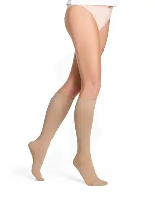 Sigvaris Styles Opalis Opaque Chaussette Morpho- Classe 2 Femme Beige Rosé Normal M- à VIC-FEZENSAC
