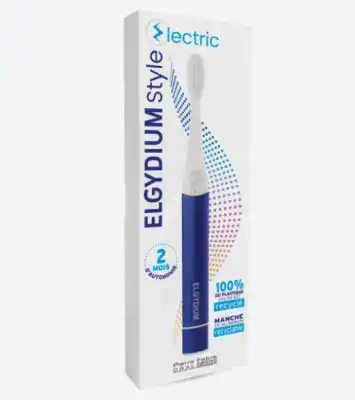 Elgydium Style Recyclée Brosse à Dents Electrique Bleue à LORMONT