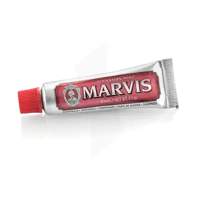 Marvis Rouge Pâte Dentifrice Menthe Cannelle T/10ml à MONDONVILLE