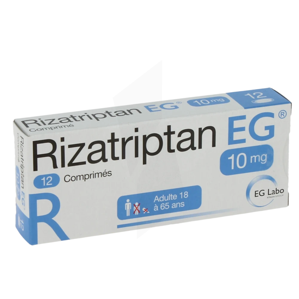Rizatriptan Eg 10 Mg, Comprimé