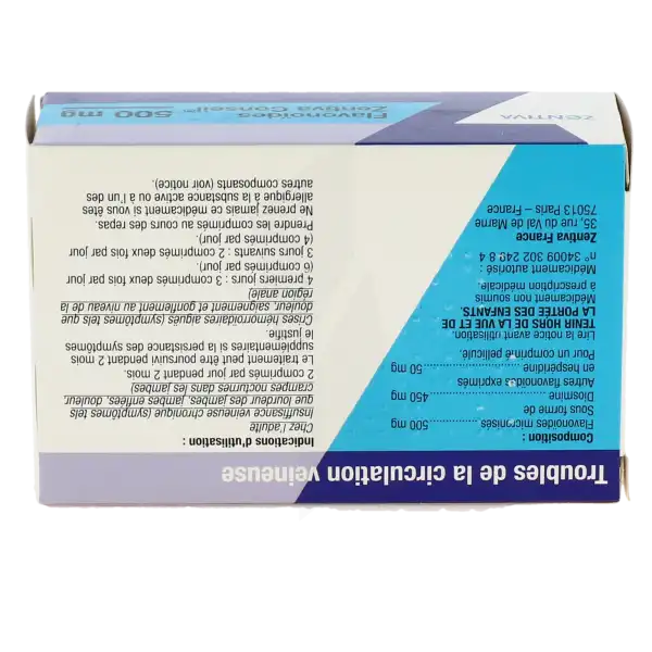 Flavonoides Zentiva Conseil 500 Mg, Comprimé Pelliculé