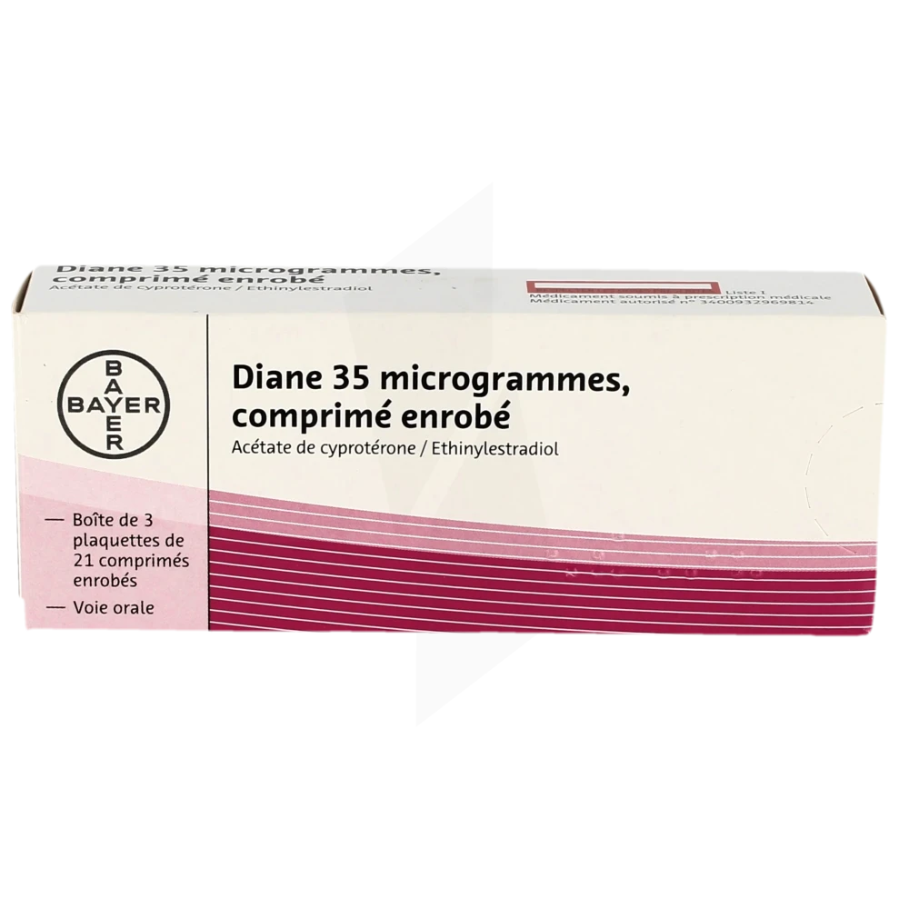 Pharmacie Carré Sénart - Médicament Diane 35 Microgrammes ...