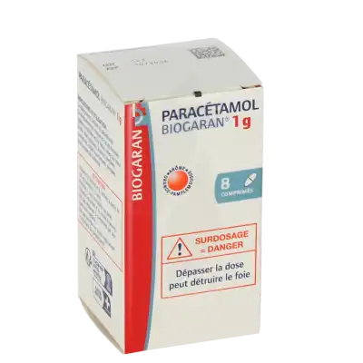 Paracetamol Biogaran 1 G, Comprimé à TOURS