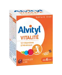 Acheter Alvityl Vitalité à avaler Comprimés B/40 à Drocourt