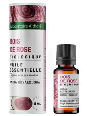 Laboratoire Altho Huile Essentielle Bois de rose Bio 5ml
