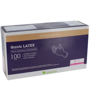 Marque Verte Gant Latex Np Small B/100