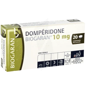 Domperidone Biogaran 10 Mg, Comprimé Pelliculé