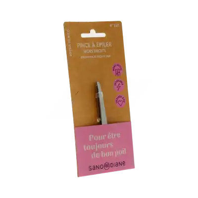 Sanodiane Pince à Épiler Mors Droits Mat à Joyeuse