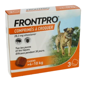 Frontpro 28 Mg Comprimes A Croquer Pour Chiens > 4 - 10 Kg, Comprimé à Croquer