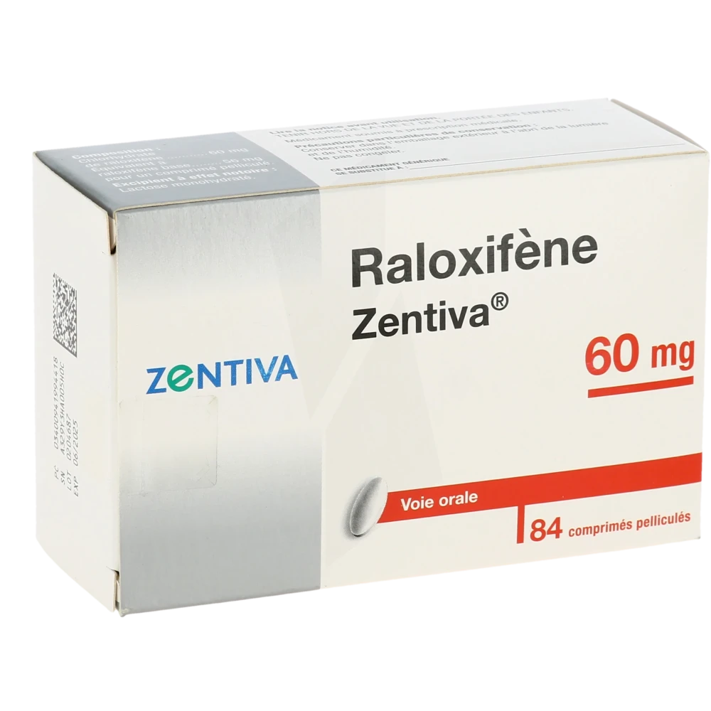 Raloxifene Zentiva 60 Mg, Comprimé Pelliculé