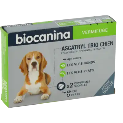 Ascatryl Trio Biocanina Chien, Comprimé à MARIGNANE