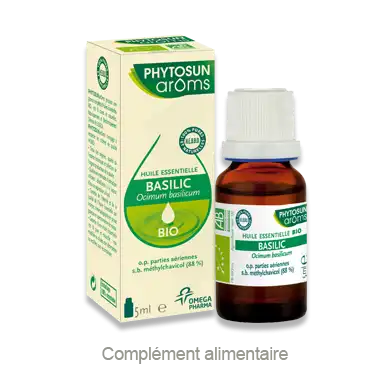 Phytosun Arôms Huiles essentielles Basilic Bio 5 ml