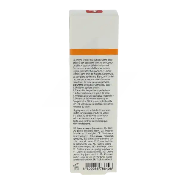 Erborian Bb Crème Au Ginseng Doré T/15ml