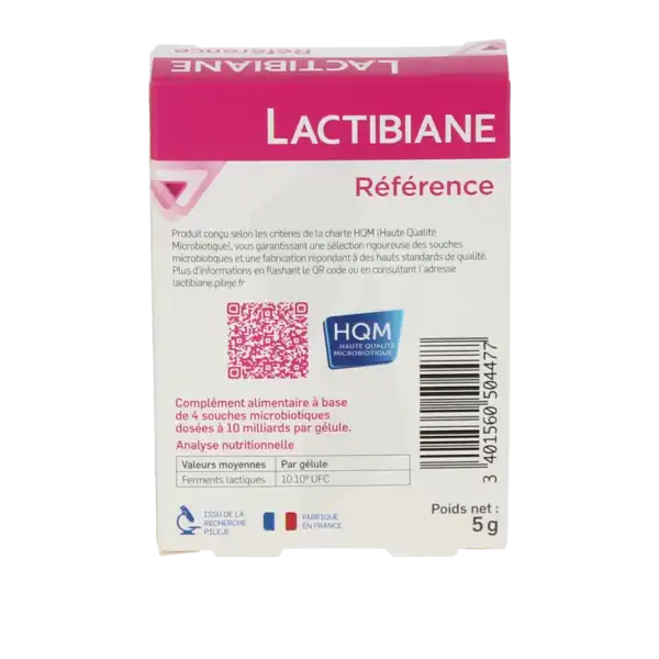 Pileje Lactibiane Référence 10 Gélules