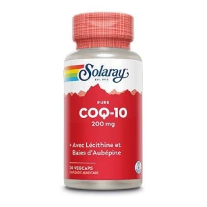 Solaray Coq10 200mg Capsules Végétales B/30