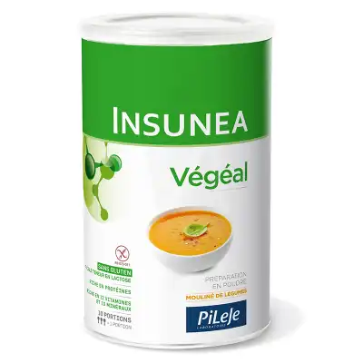 Pileje Insunea Végéal préparation en poudre Mouliné de légumes 10 portions de 30g