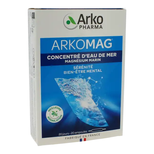 Arkomag Magnésium Marin S Buv Caramel 20amp