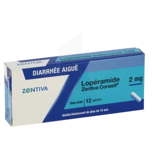 Loperamide Zentiva Conseil 2 Mg, Gélule