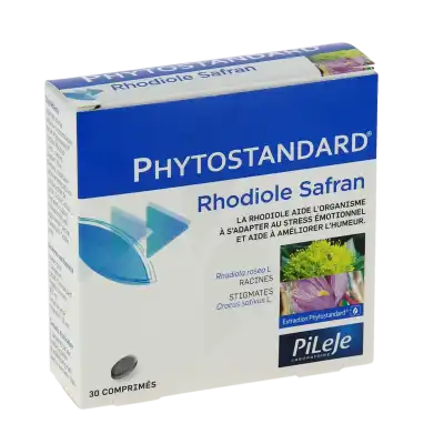 Pileje Phytostandard - Rhodiole / Safran  30 Comprimés à BIGANOS