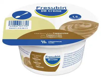 Fresubin Db Crème Nutriment Cappuccino 4pots/200g à MANDUEL