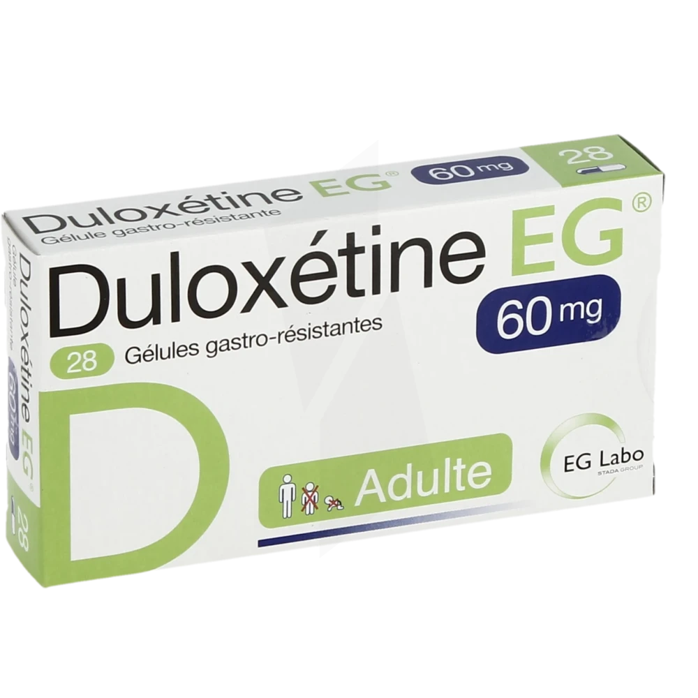 Duloxetine Eg 60 Mg, Gélule Gastro-résistante