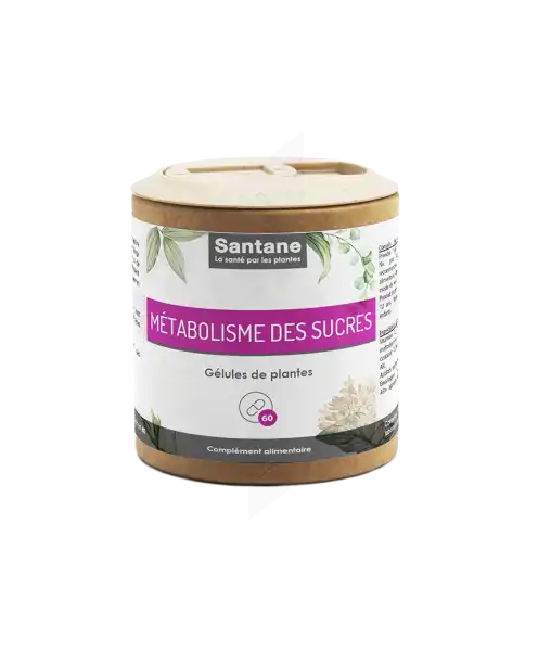 Santane Métabolisme Des Sucres Gélules De Poudre De Plantes B/60