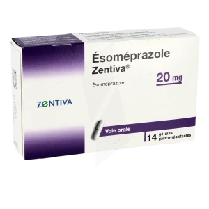 Esomeprazole Zentiva 20 Mg, Gélule Gastro-résistante