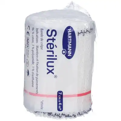 Hartmann Stérilux Bande De Crêpe 7 Cm X 4 M (cello) à VIC-LE-COMTE