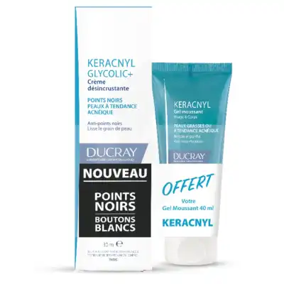 Acheter Keracnyl Glycolic+ Crème T/30ml+gel à Angers