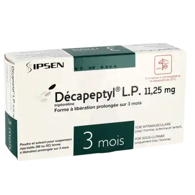 Decapeptyl L.p. 11,25 Mg, Poudre Et Solvant Pour Suspension Injectable (im Ou Sc) Forme à Libération Prolongée Sur 3 Mois à LIEUSAINT