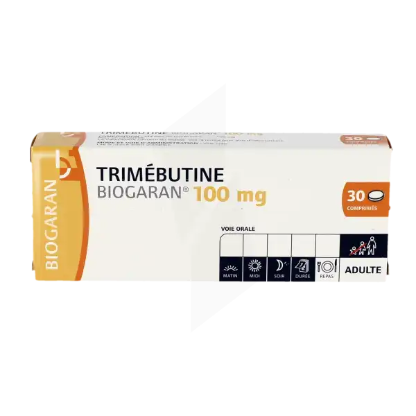 Trimebutine Biogaran 100 Mg, Comprimé