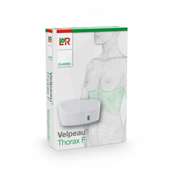 Velpeau Classic Thorax Ceinture Lombaire Femme Blanc Taille 2 Hauteur 16cm