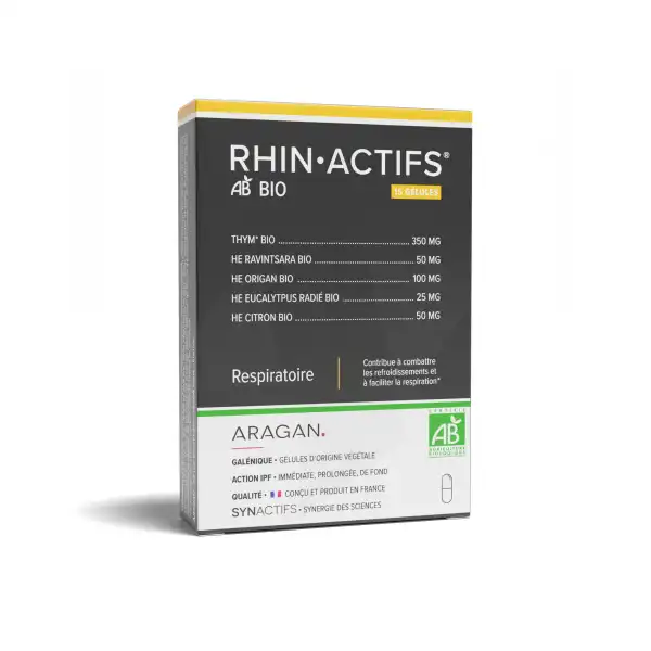 Aragan Synactifs Rhinactifs Bio Gélules B/15