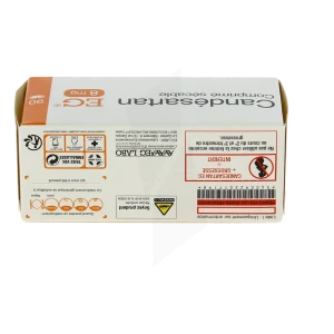 Candesartan Eg 8 Mg, Comprimé Sécable