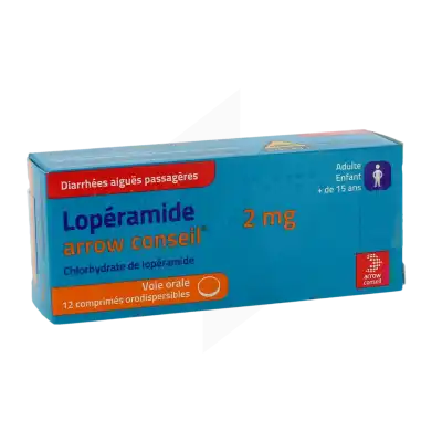 Loperamide Arrow Conseil 2 Mg, Comprimé Orodispersible à MIRAMONT-DE-GUYENNE