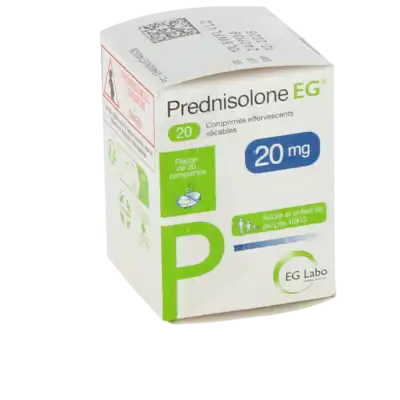 Prednisolone Eg 20 Mg, Comprimé Effervescent Sécable à NOROY-LE-BOURG