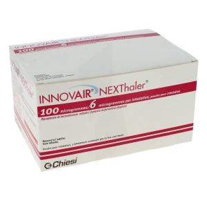 Innovair Nexthaler 100 Microgrammes/6 Microgrammes Par Inhalation, Poudre Pour Inhalation