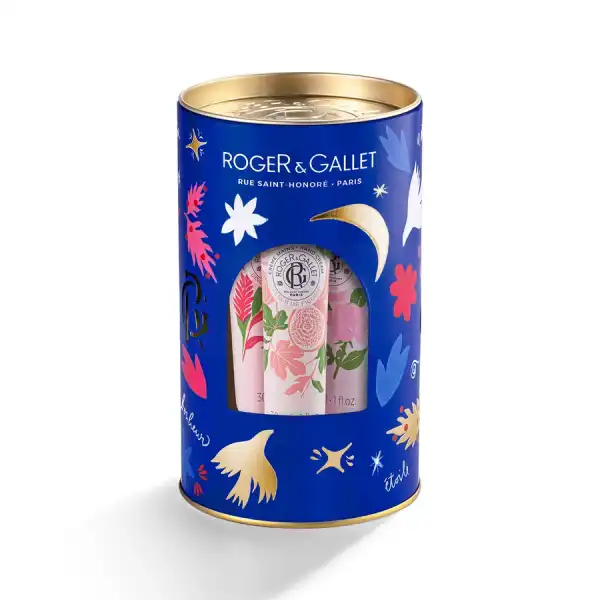 Roger & Gallet 3 Crèmes Mains Bienfaisantes Fleur De Figuier - Gingembre Rouge - Rose 3t/30ml